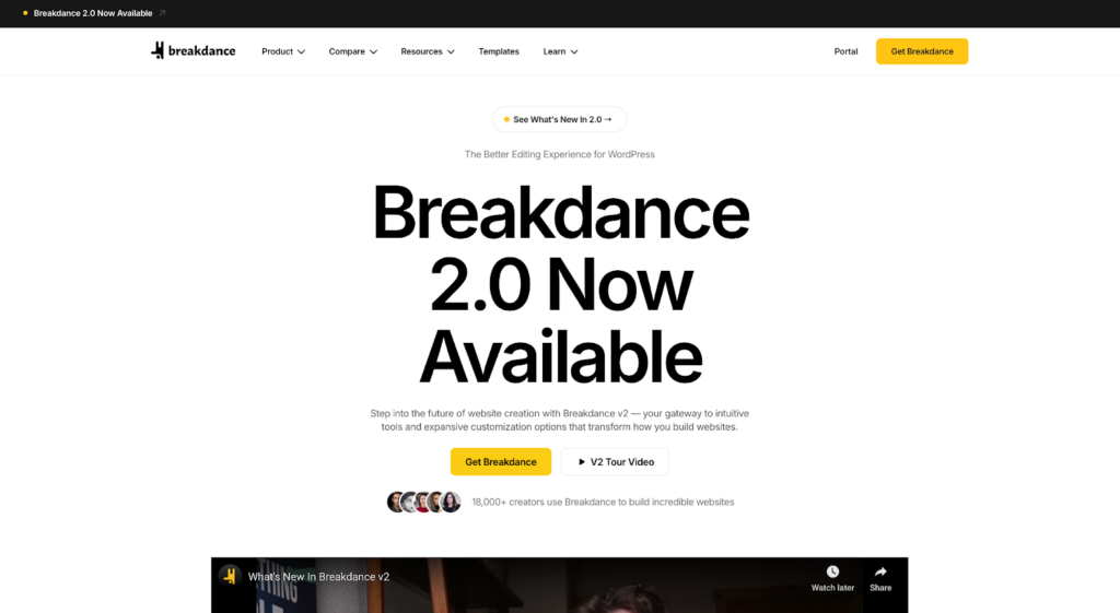 breakdance website builder