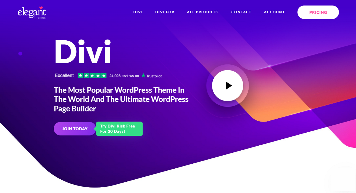 Divi page builder