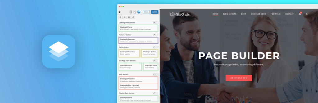 page builder by siteorigin