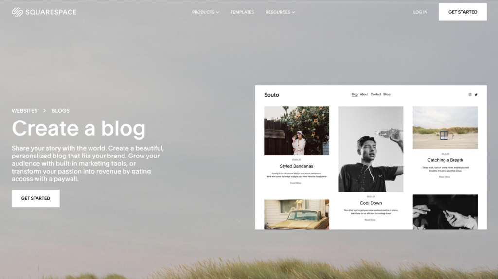 Squarespace Blog