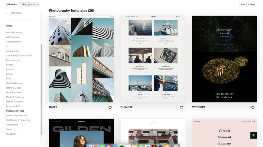 Squarespace Templates