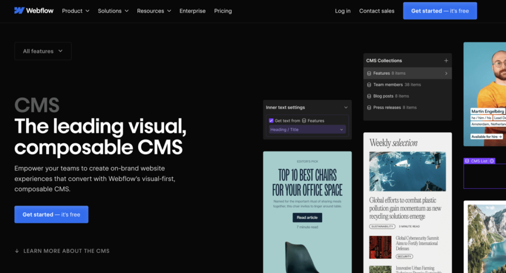 Webflow CMS
