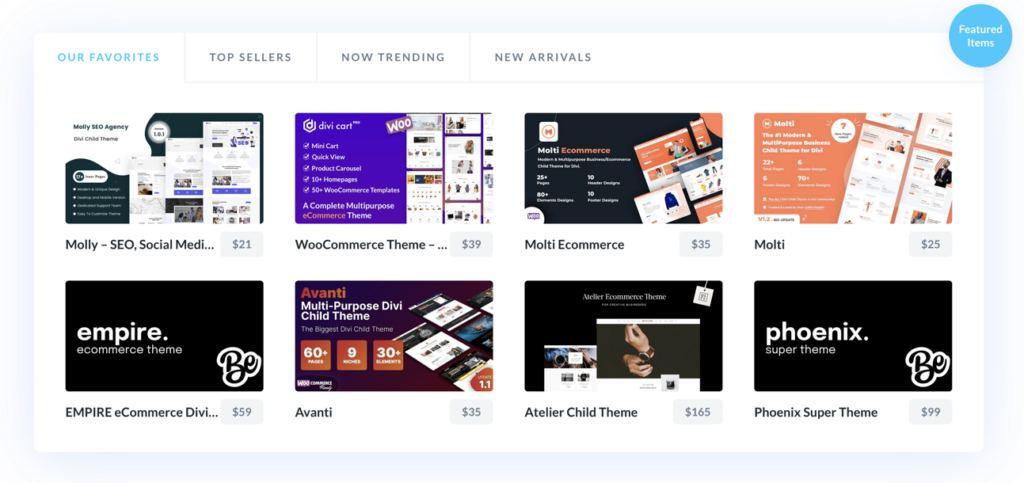 Divi templates