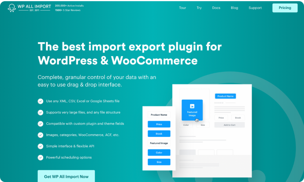 WP All Import the best WooCommerce importer plugin