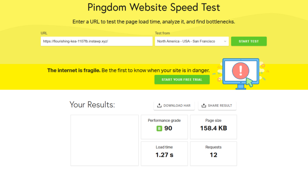 Performance with Divi plugin installed 