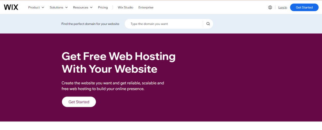 Wix hosting