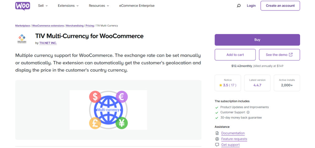 WooCommerce multi currency