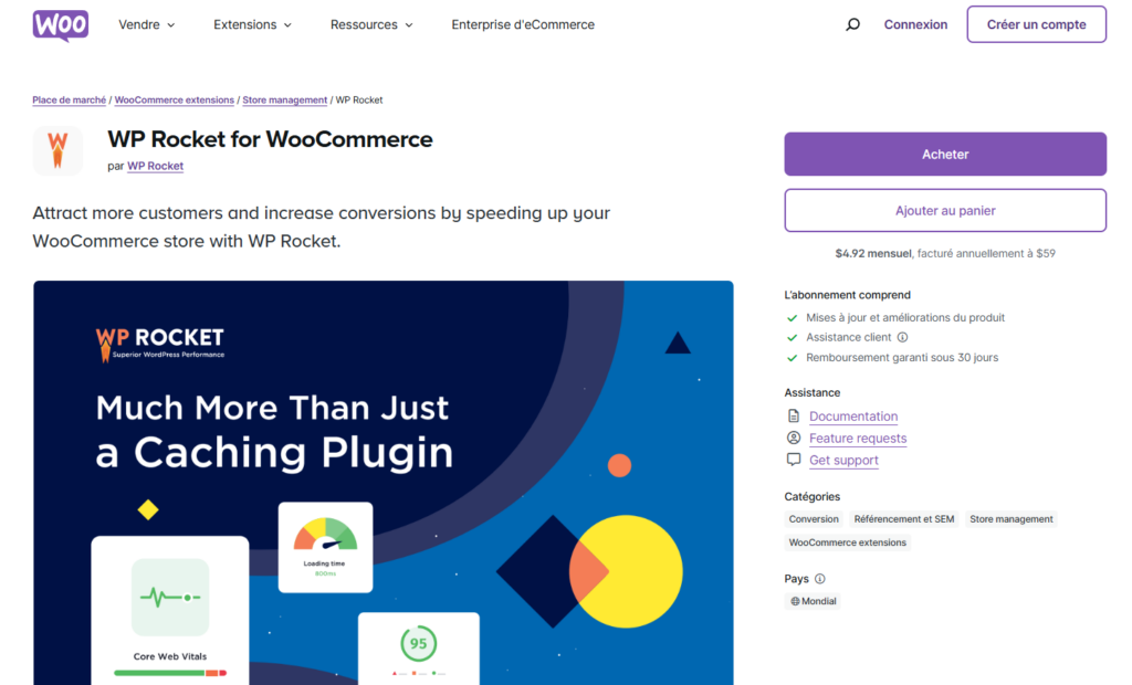 WooCommerce WP Rocket